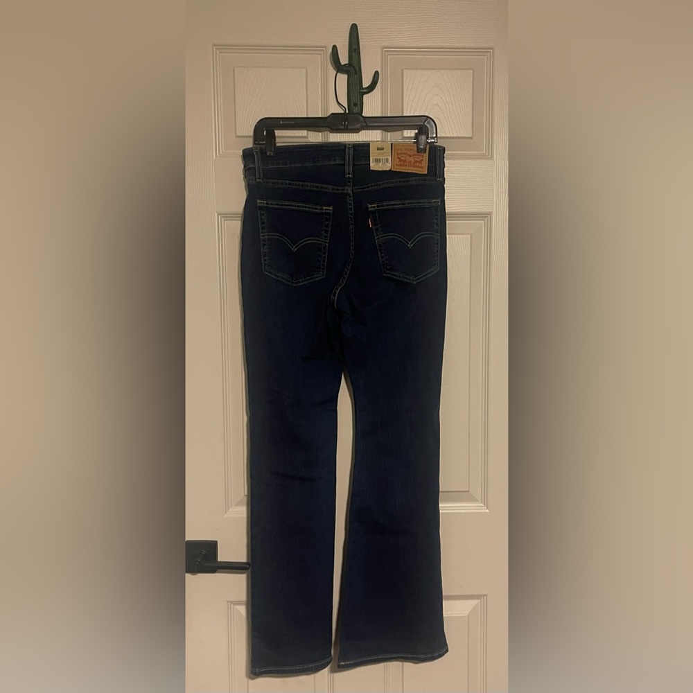 👖Levi’s 726 High Rise Flare Jeans Dark Wash NWT Size 29x30 - Picture 9 of 9